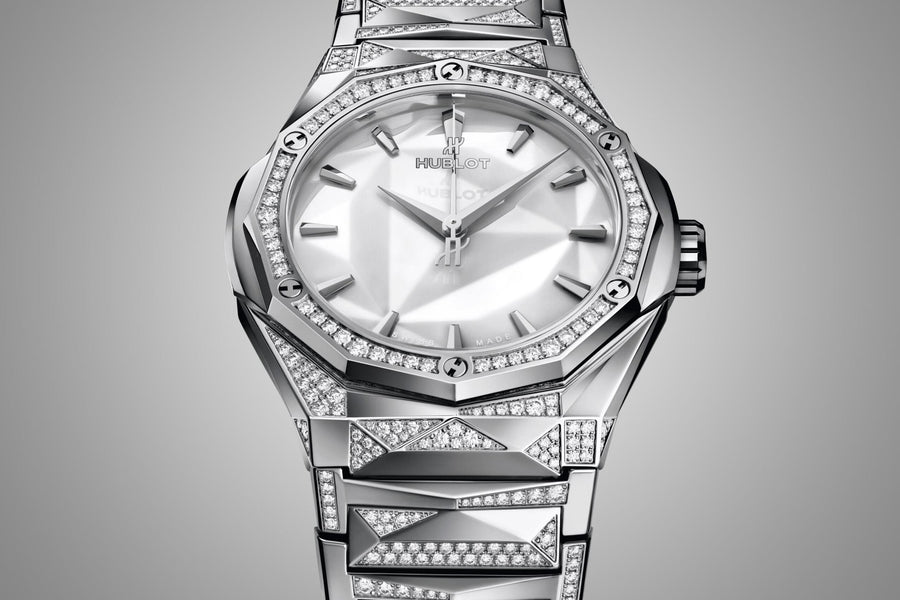 Classic Fusion ORLINSKI BRACELET TITANIUM WHITE ALTERNATIVE PAVÉ Ref# 550.NS.2200.NS.3804.ORL22