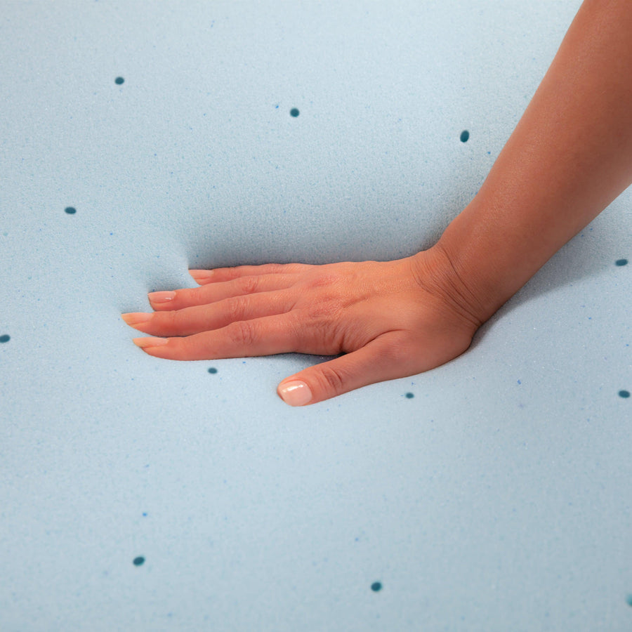 Capri Comfortable Sleep 10 Inch CertiPUR-US Certified Foam Pocket Spring Mattress & 2 inch Gel Memory Foam Topper Bundle