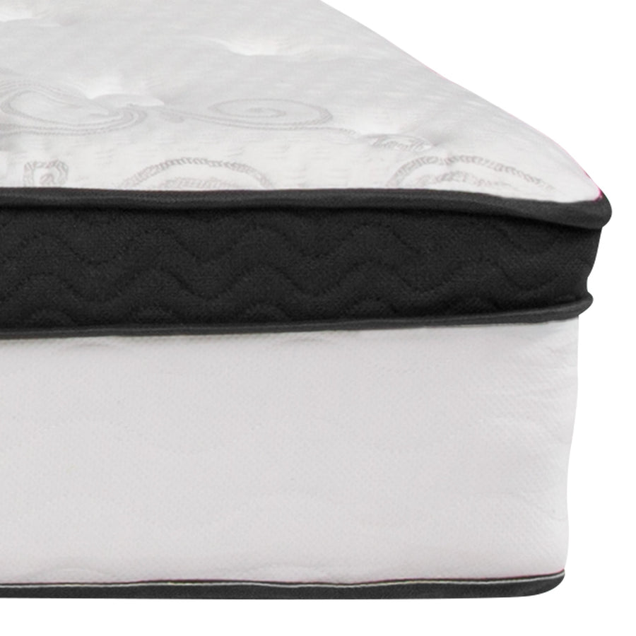 Capri Comfortable Sleep 12 Inch CertiPUR-US Certified Memory Foam & Pocket Spring Mattress, Mattress in a Box