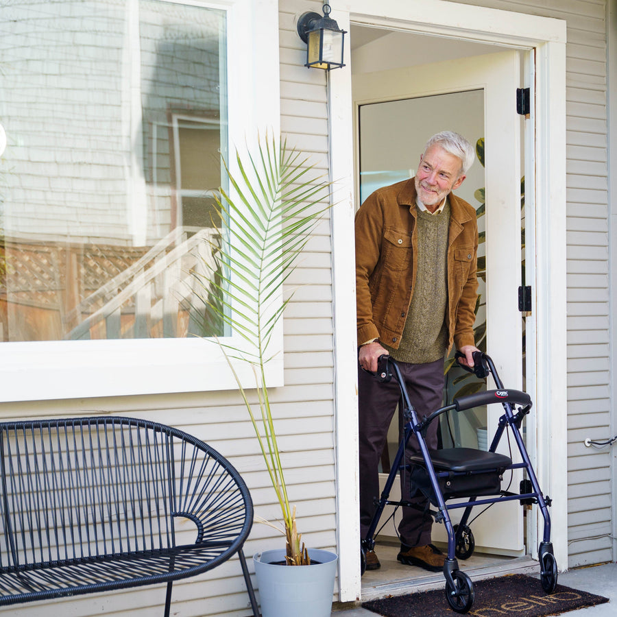 Carex Steel Rolling Walker