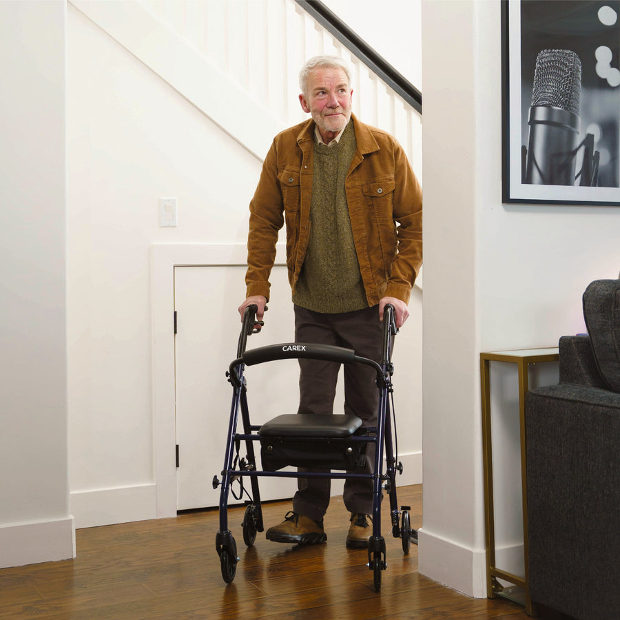 Carex Steel Rolling Walker