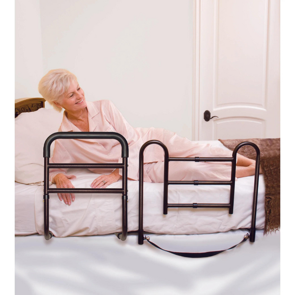 Carex Easy-Up Bed Safety Rails - Combination Fall Prevention Safety Rails