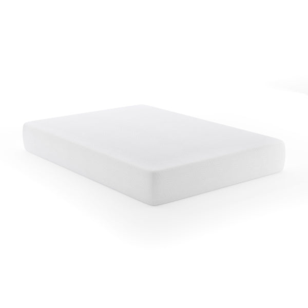 Cloud Green Tea Cooling Gel 3-Layer Memory Foam Mattress in a Box with CertiPUR-US Certification, Washable Cover, and Pressure Relief