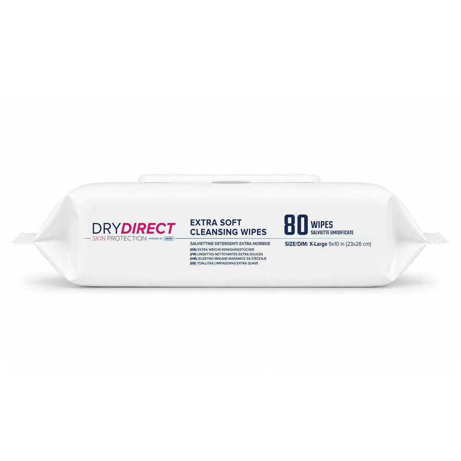 Dry Direct Skin Protection Extra Soft Cleansing Wipes (Unscented)