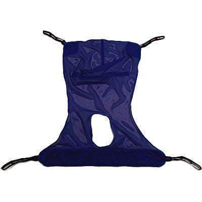 Full Body Mesh Sling with Commode Opening - Large