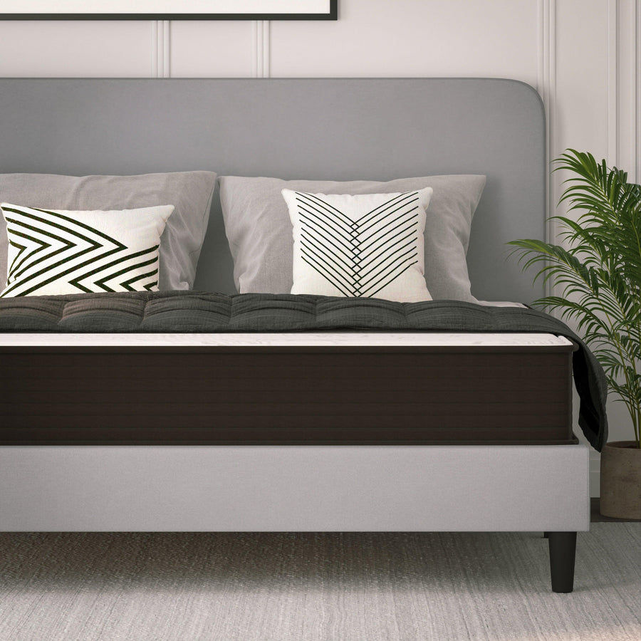 Dream 10 Inch Hybrid Mattress, High Density Foam and Pocket Spring Mattress in a Box, CertiPur-US Certified Foam