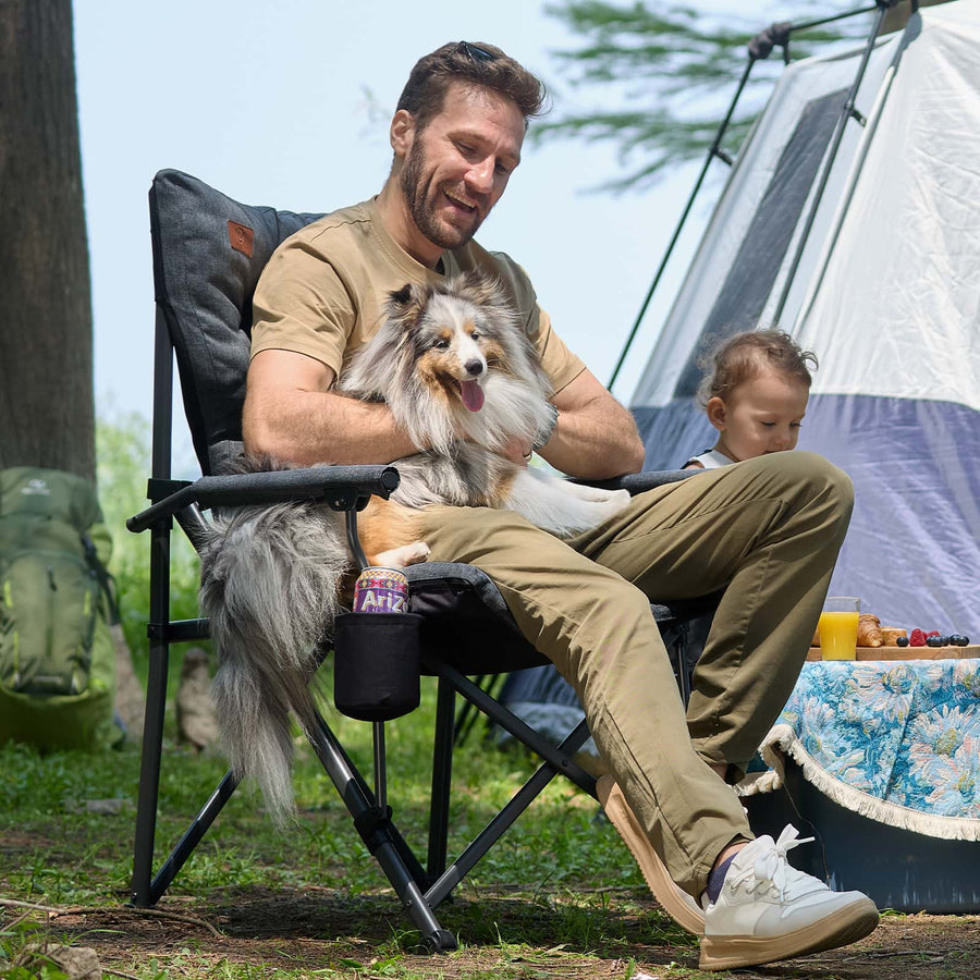 EVER ADVANCED Oversized Folding Camping Chair