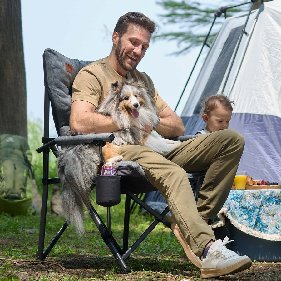 EVER ADVANCED Oversized Folding Camping Chair