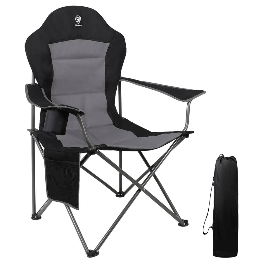 EVER ADVANCED High Back Folding Camping Chair