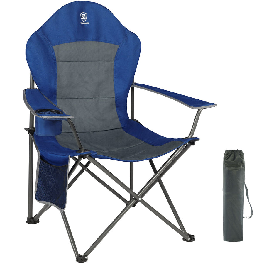 EVER ADVANCED High Back Folding Camping Chair