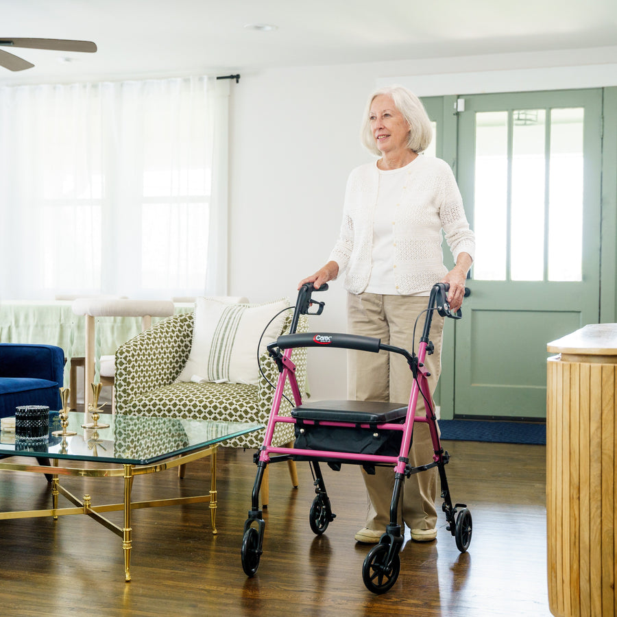Carex Step 'N Rest® Rolling Walker