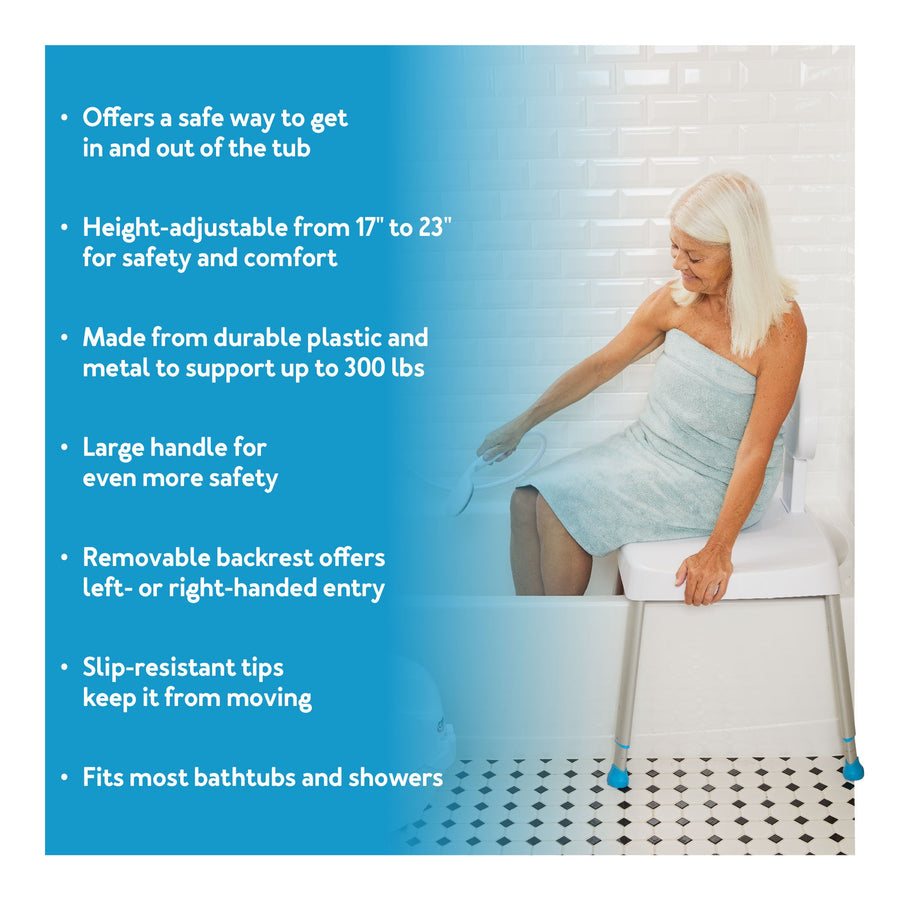 Carex Easy Transfer Bench