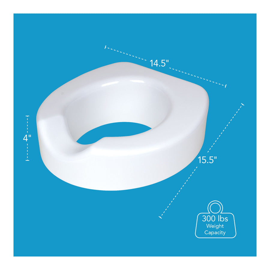Carex Quick-Lock Raised Toilet Seat