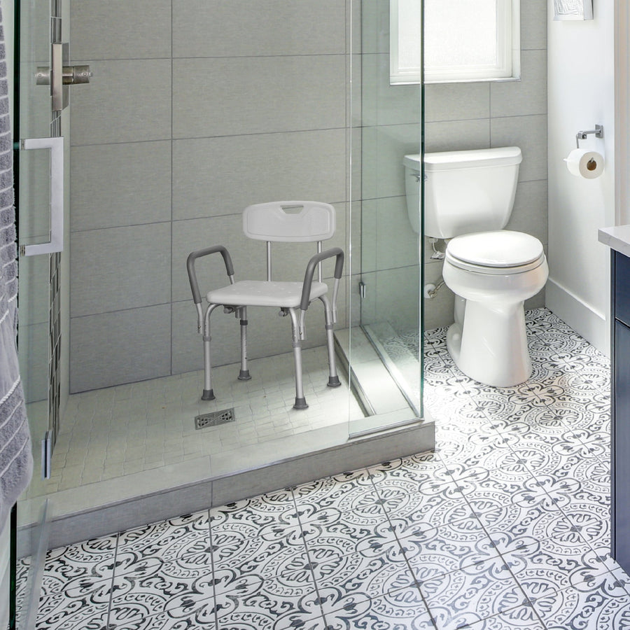 Carex Shower Chair with Padded Arms