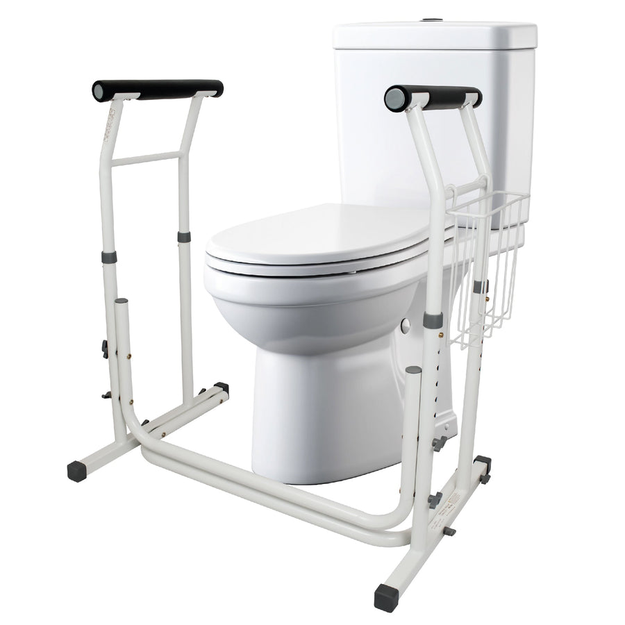 Carex Stand-Alone Adjustable Toilet Safety Frame
