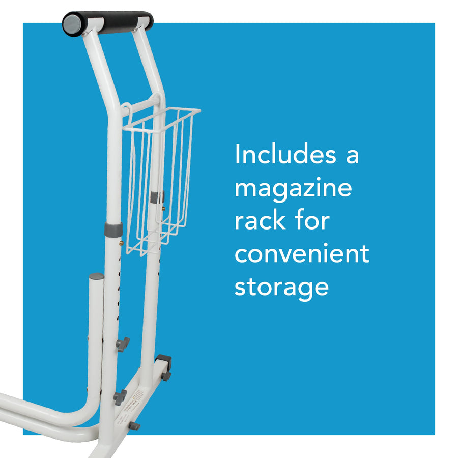 Carex Stand-Alone Adjustable Toilet Safety Frame