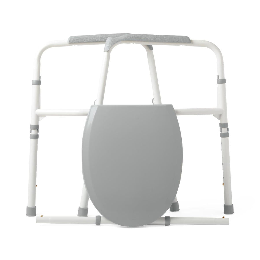 Medline Steel Extra Wide Bariatric Folding Commode
