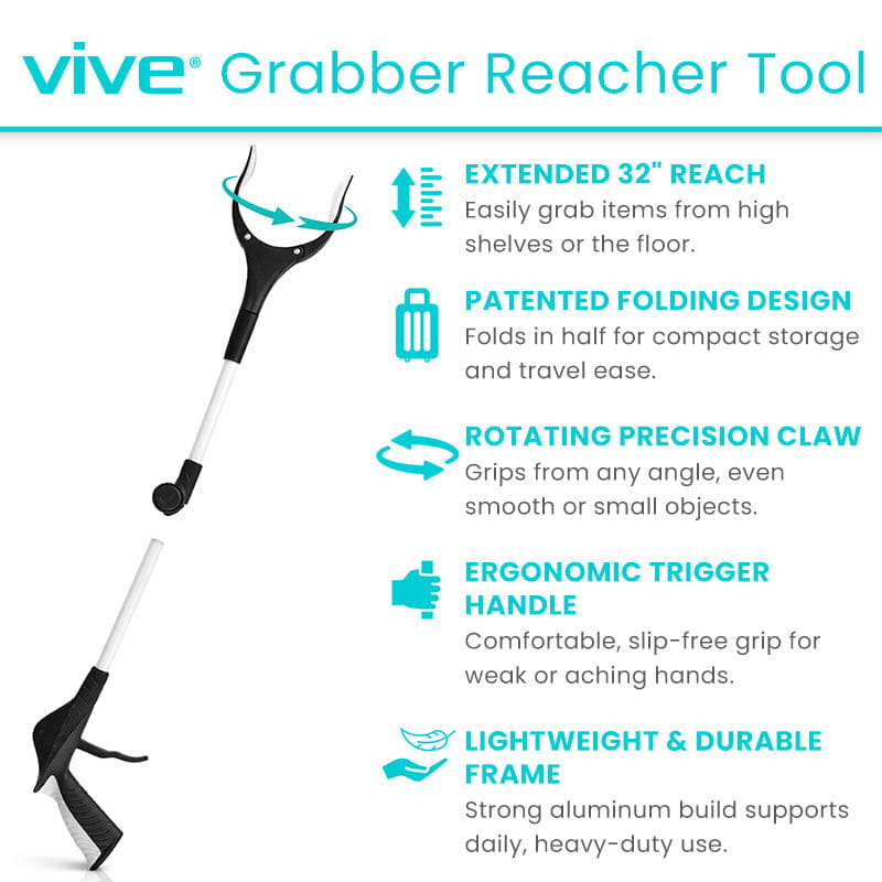 Folding Reacher Grabber