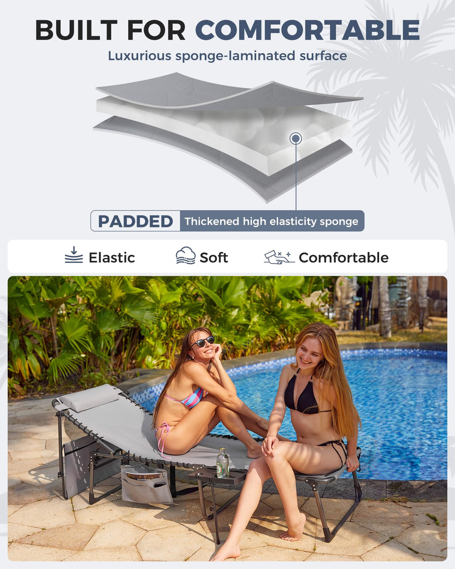 KingCamp MAGNOLIA B20 PLUS Folding Lounge Chair
