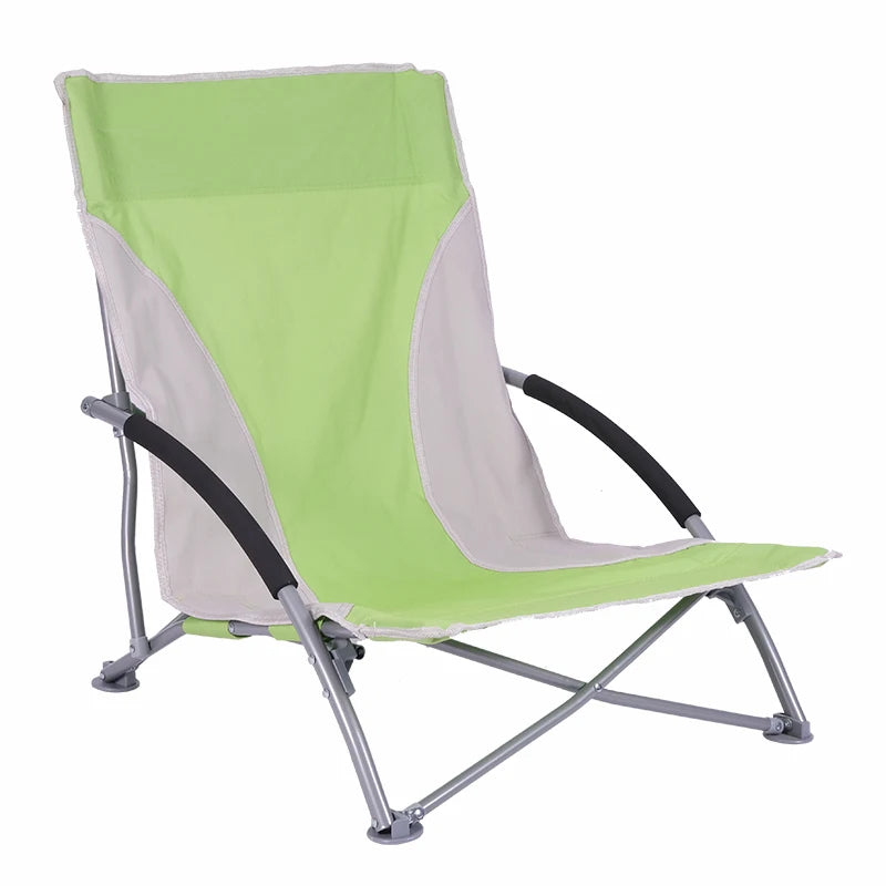 Portable Breathable Low Seat Folding Beach Chair view 5