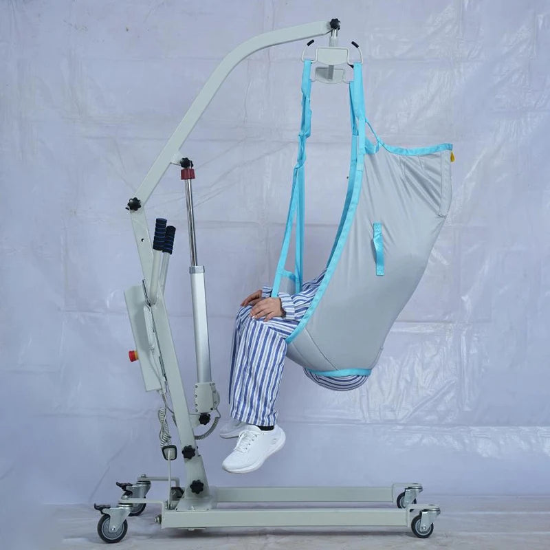 Soft Padded U-Shape Patient Lift Sling with Full Back and Head Support view 3
