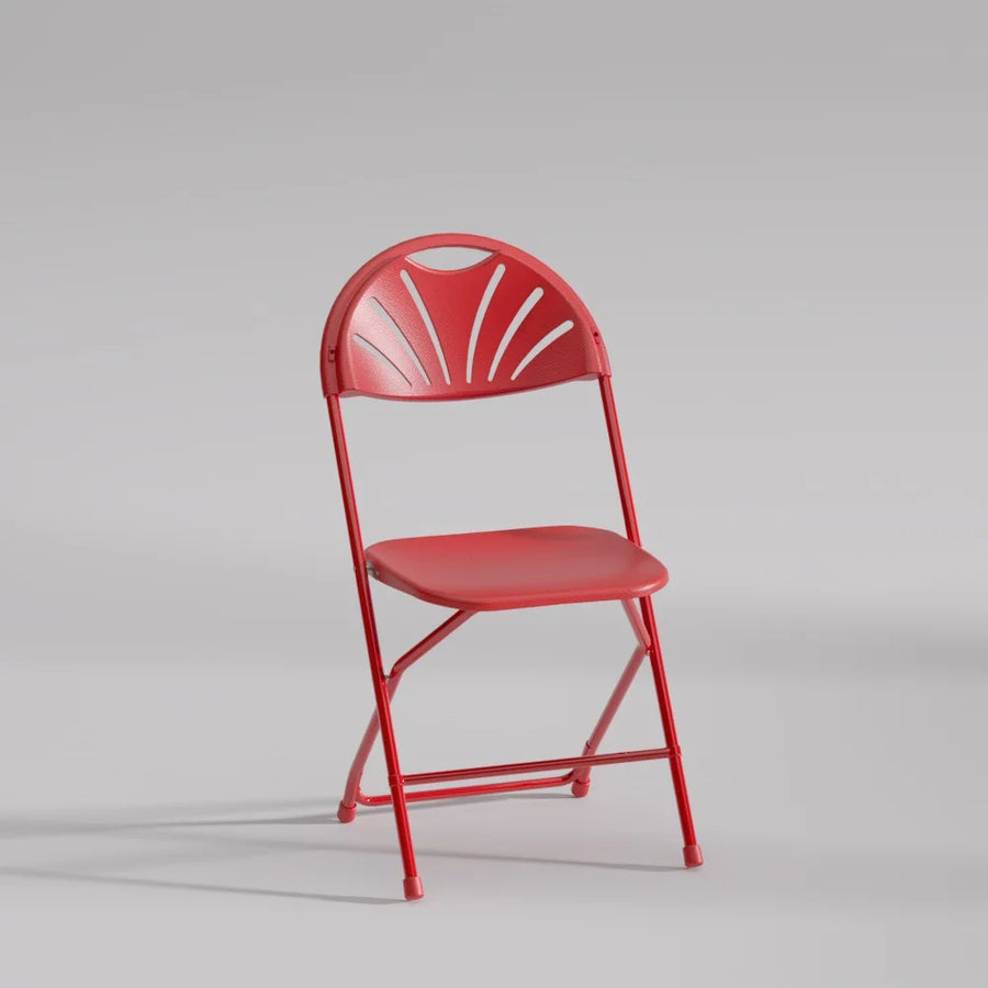 Heavy Duty White Metal Outdoor Folding Chair for Dining and Events view 13