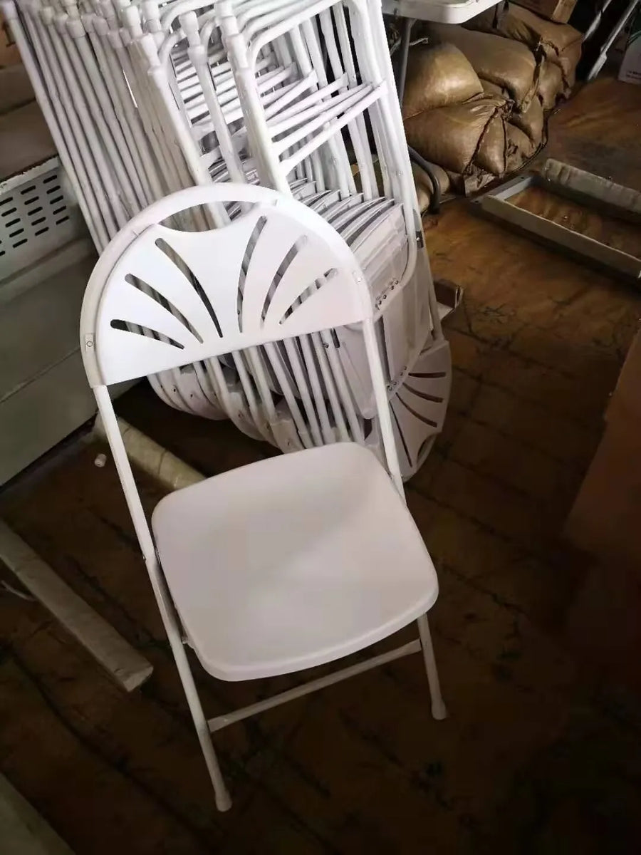 250 kg Heavy Duty Stackable Plastic Folding Chair for Parties view 2