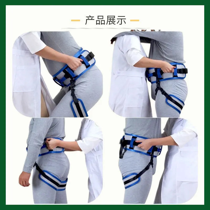 Patient Transfer Gait Belt Lift Sling with Leg Straps view 4
