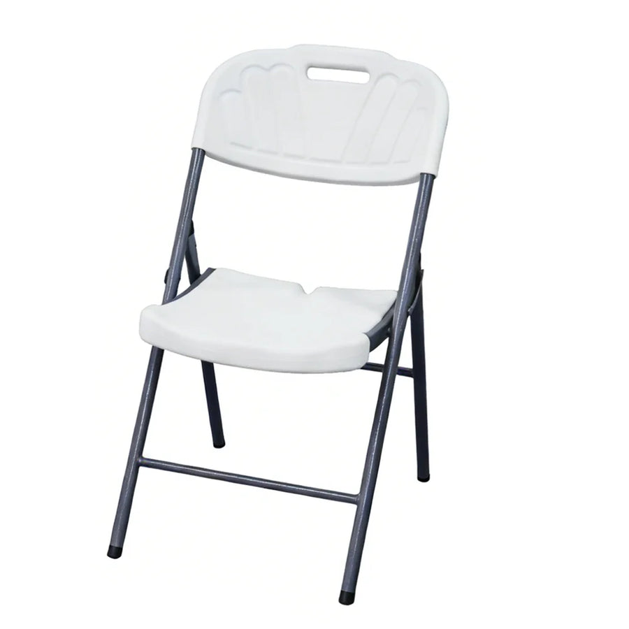 Heavy Duty Plastic Folding Chair with Iron Frame for Indoor and Outdoor Use view 7