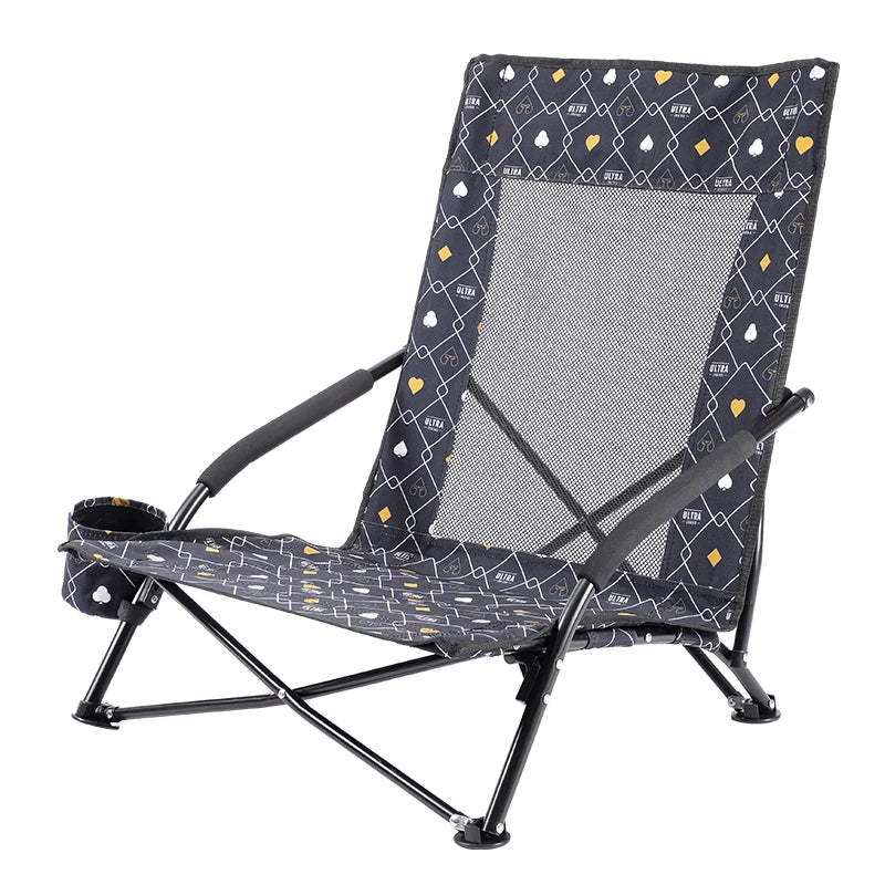 Portable Breathable Low Seat Folding Beach Chair view 10