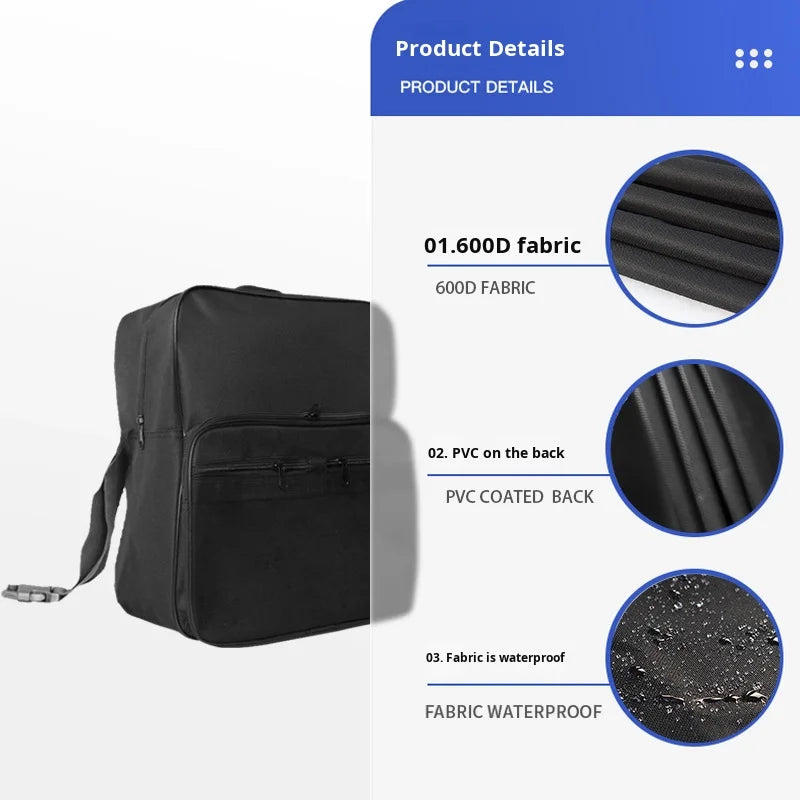 Wheelchair Armrest Side Storage Bag for Rollators and Walkers view 6