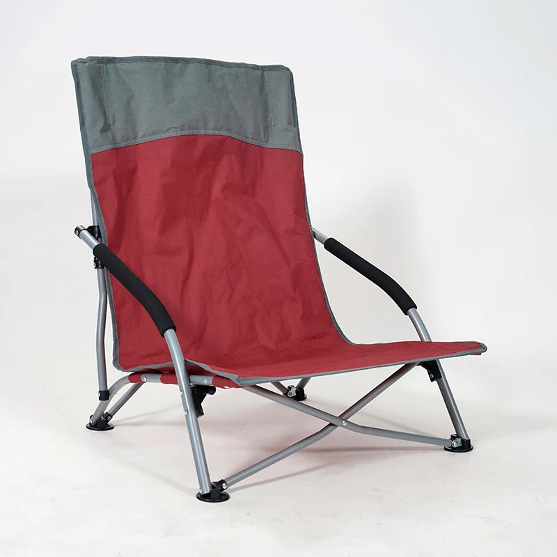 Portable Breathable Low Seat Folding Beach Chair view 14