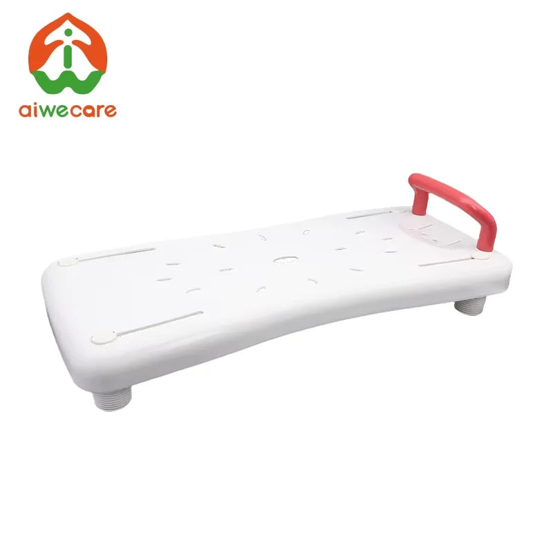 Anti-Slip Bathtub Board Transfer Bench Bath Seat with Handle view 4