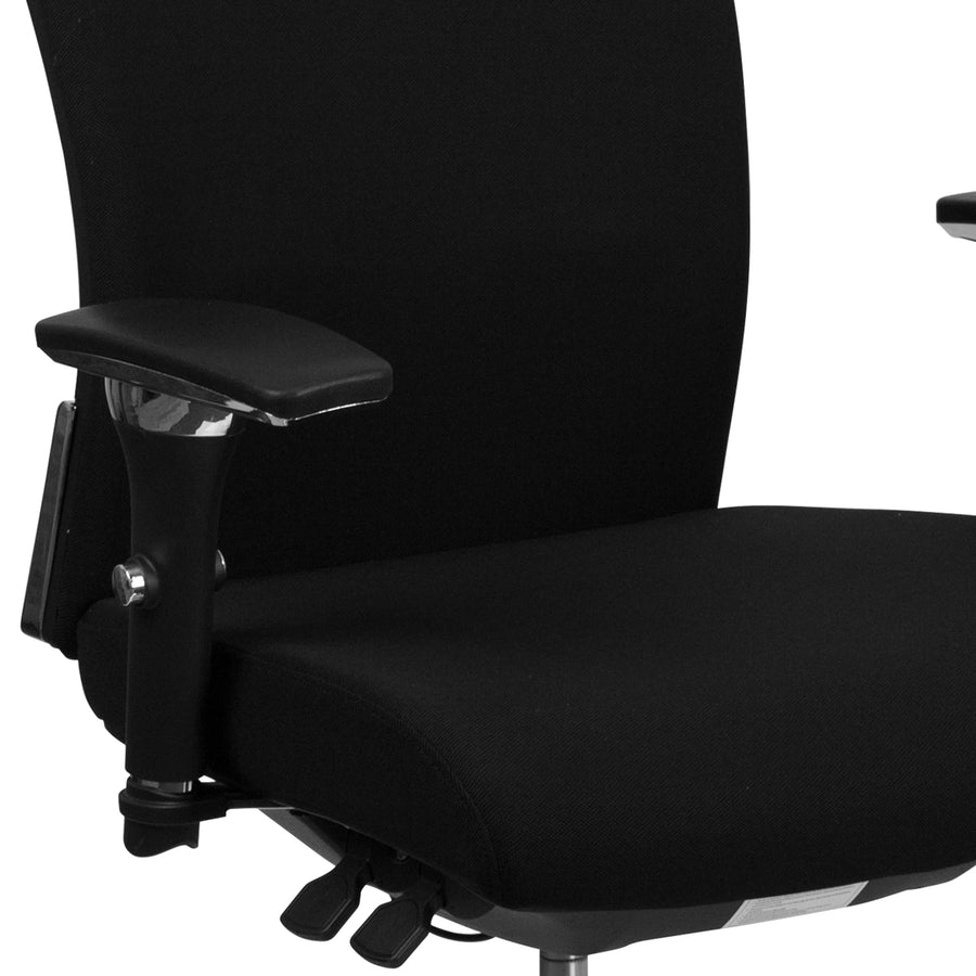 HERCULES Series 24/7 Intensive Use 300 lb. Rated Multifunction Executive Swivel Ergonomic Office Chair with Seat Slider and Adjustable Lumbar