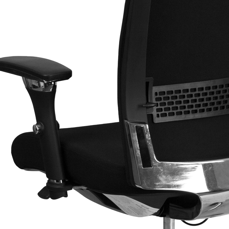 HERCULES Series 24/7 Intensive Use 300 lb. Rated Multifunction Executive Swivel Ergonomic Office Chair with Seat Slider and Adjustable Lumbar