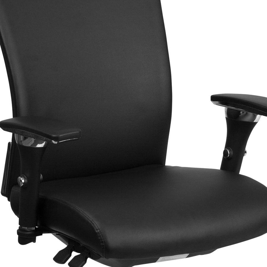 HERCULES Series 24/7 Intensive Use 300 lb. Rated Multifunction Executive Swivel Ergonomic Office Chair with Seat Slider and Adjustable Lumbar