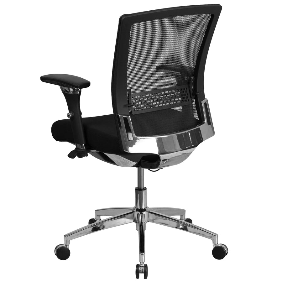 HERCULES Series 24/7 Intensive Use 300 lb. Rated Multifunction Executive Swivel Ergonomic Office Chair with Seat Slider and Adjustable Lumbar
