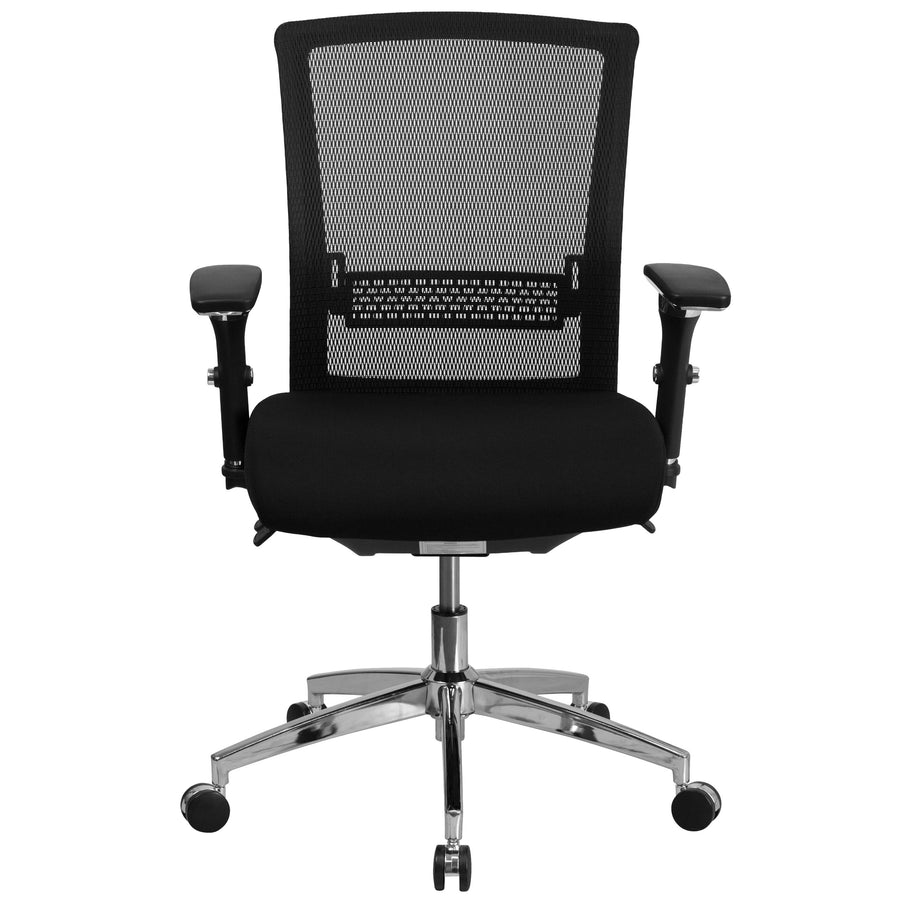 HERCULES Series 24/7 Intensive Use 300 lb. Rated Multifunction Executive Swivel Ergonomic Office Chair with Seat Slider and Adjustable Lumbar