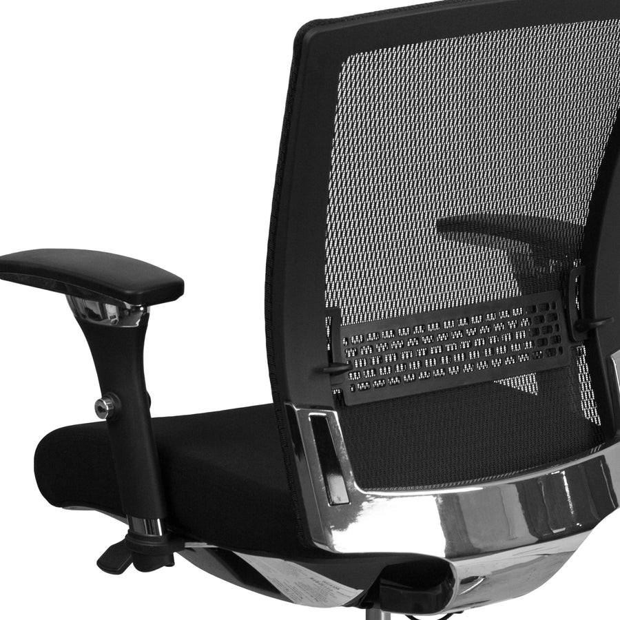 HERCULES Series 24/7 Intensive Use 300 lb. Rated Multifunction Executive Swivel Ergonomic Office Chair with Seat Slider and Adjustable Lumbar