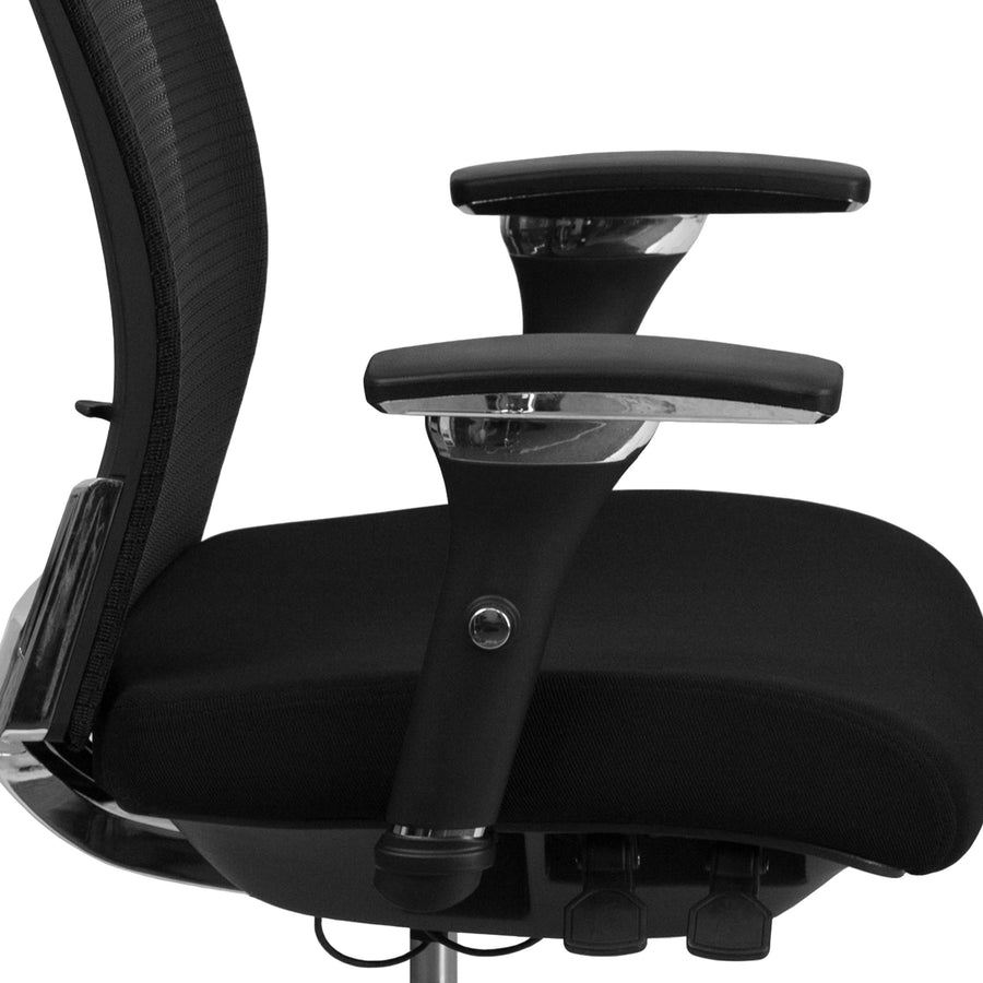 HERCULES Series 24/7 Intensive Use 300 lb. Rated Multifunction Executive Swivel Ergonomic Office Chair with Seat Slider and Adjustable Lumbar