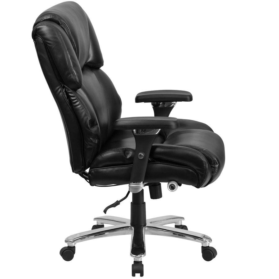 HERCULES Series 24/7 Intensive Use Big & Tall 400 lb. Rated Executive Swivel Ergonomic Office Chair with Lumbar Knob and Tufted Headrest & Back