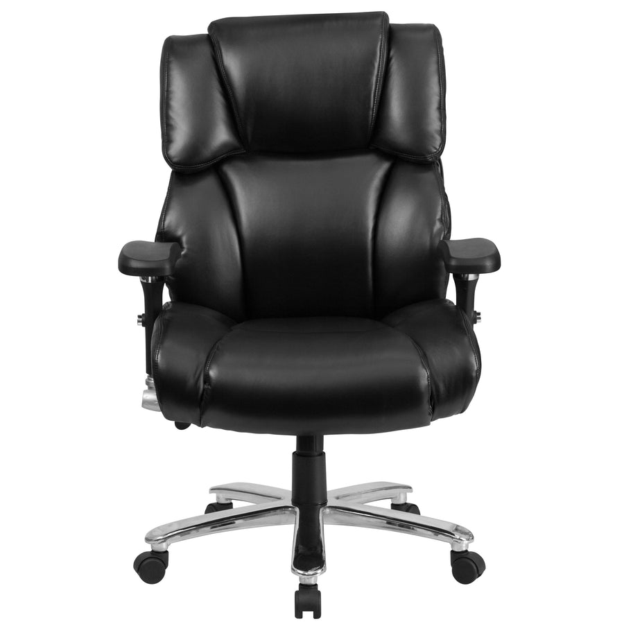 HERCULES Series 24/7 Intensive Use Big & Tall 400 lb. Rated Executive Swivel Ergonomic Office Chair with Lumbar Knob and Tufted Headrest & Back