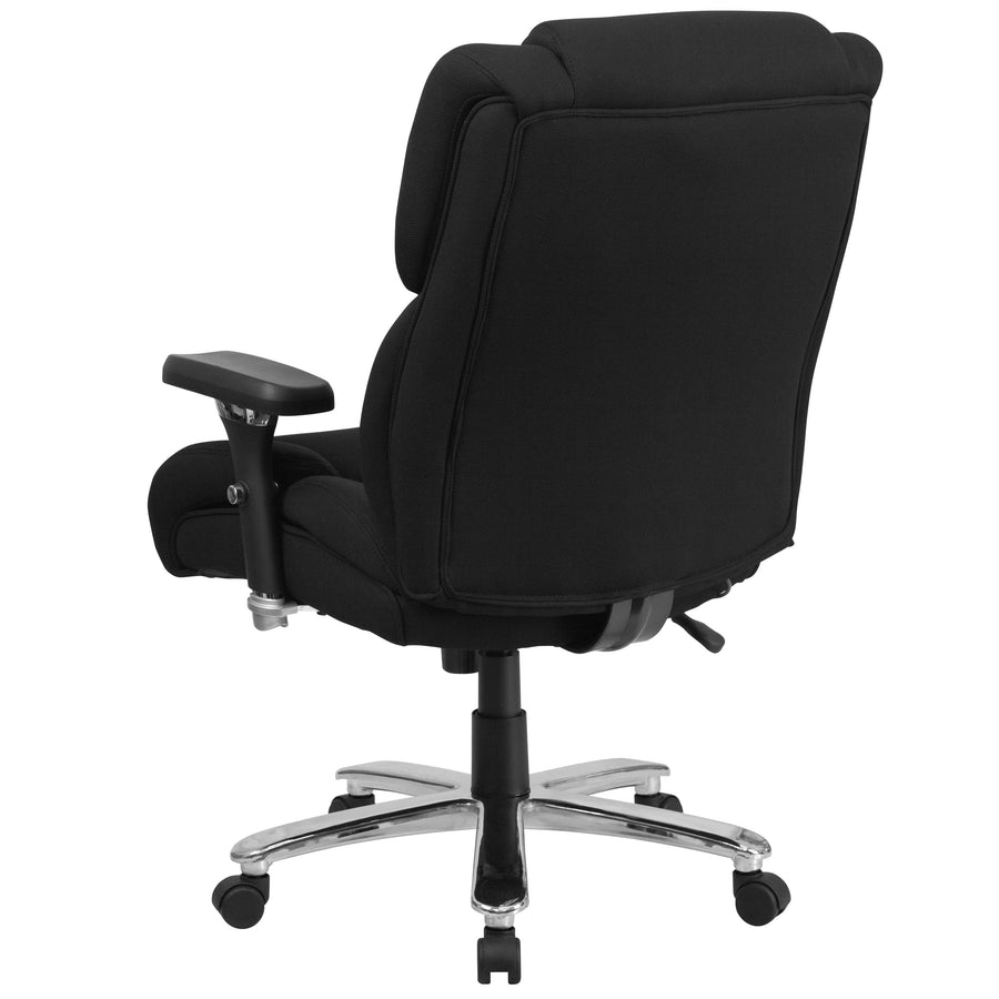 HERCULES Series 24/7 Intensive Use Big & Tall 400 lb. Rated Executive Swivel Ergonomic Office Chair with Lumbar Knob and Tufted Headrest & Back