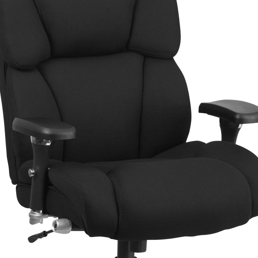 HERCULES Series 24/7 Intensive Use Big & Tall 400 lb. Rated Executive Swivel Ergonomic Office Chair with Lumbar Knob and Tufted Headrest & Back