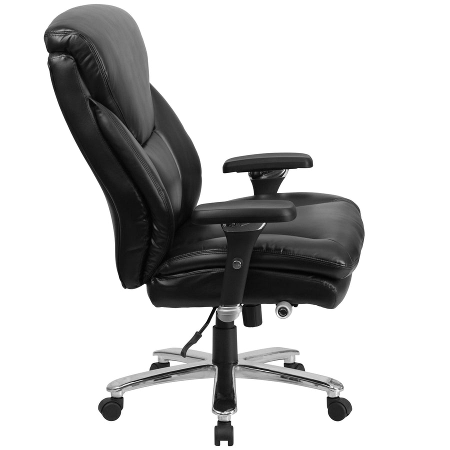 HERCULES Series 24/7 Intensive Use Big & Tall 400 lb. Rated High Back Executive Swivel Ergonomic Office Chair with Lumbar Knob and Large Triangular Shaped Headrest