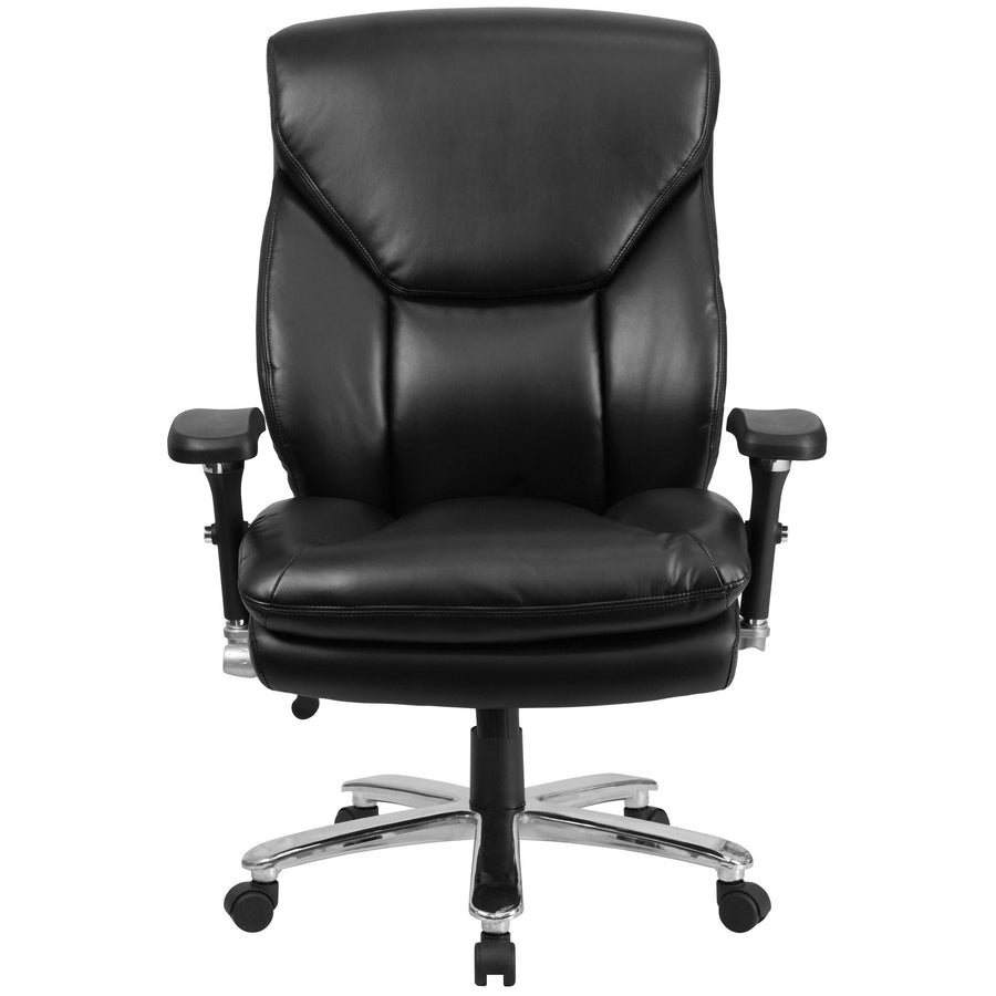 HERCULES Series 24/7 Intensive Use Big & Tall 400 lb. Rated High Back Executive Swivel Ergonomic Office Chair with Lumbar Knob and Large Triangular Shaped Headrest