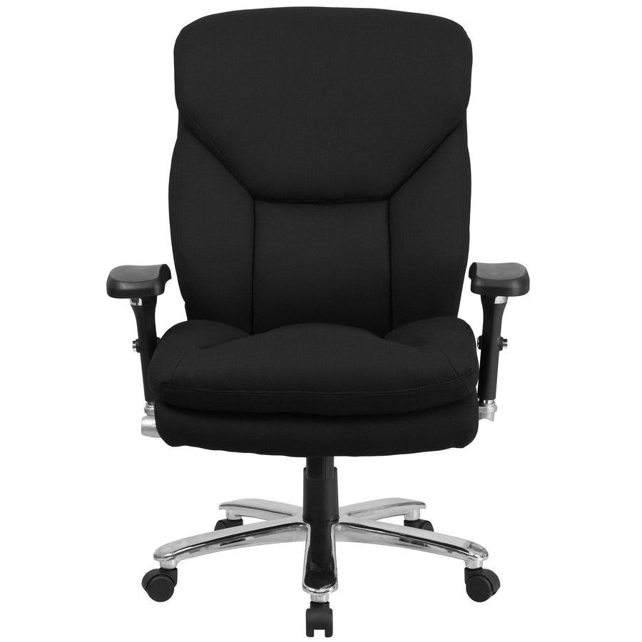 HERCULES Series 24/7 Intensive Use Big & Tall 400 lb. Rated High Back Executive Swivel Ergonomic Office Chair with Lumbar Knob and Large Triangular Shaped Headrest