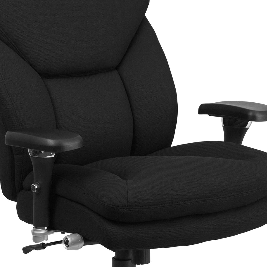 HERCULES Series 24/7 Intensive Use Big & Tall 400 lb. Rated High Back Executive Swivel Ergonomic Office Chair with Lumbar Knob and Large Triangular Shaped Headrest