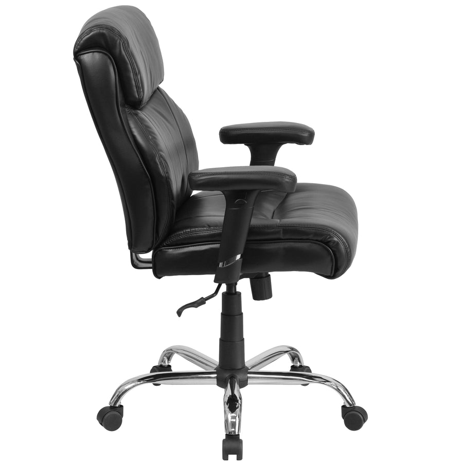 HERCULES Series Big & Tall 400 lb. Rated Swivel Ergonomic Task Office Chair with Clean Line Stitching and Adjustable Arms
