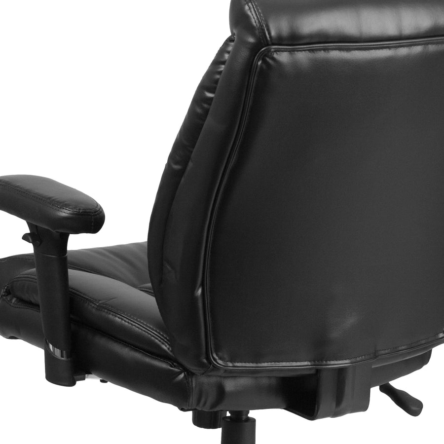 HERCULES Series Big & Tall 400 lb. Rated Swivel Ergonomic Task Office Chair with Deep Tufted Seating and Adjustable Arms